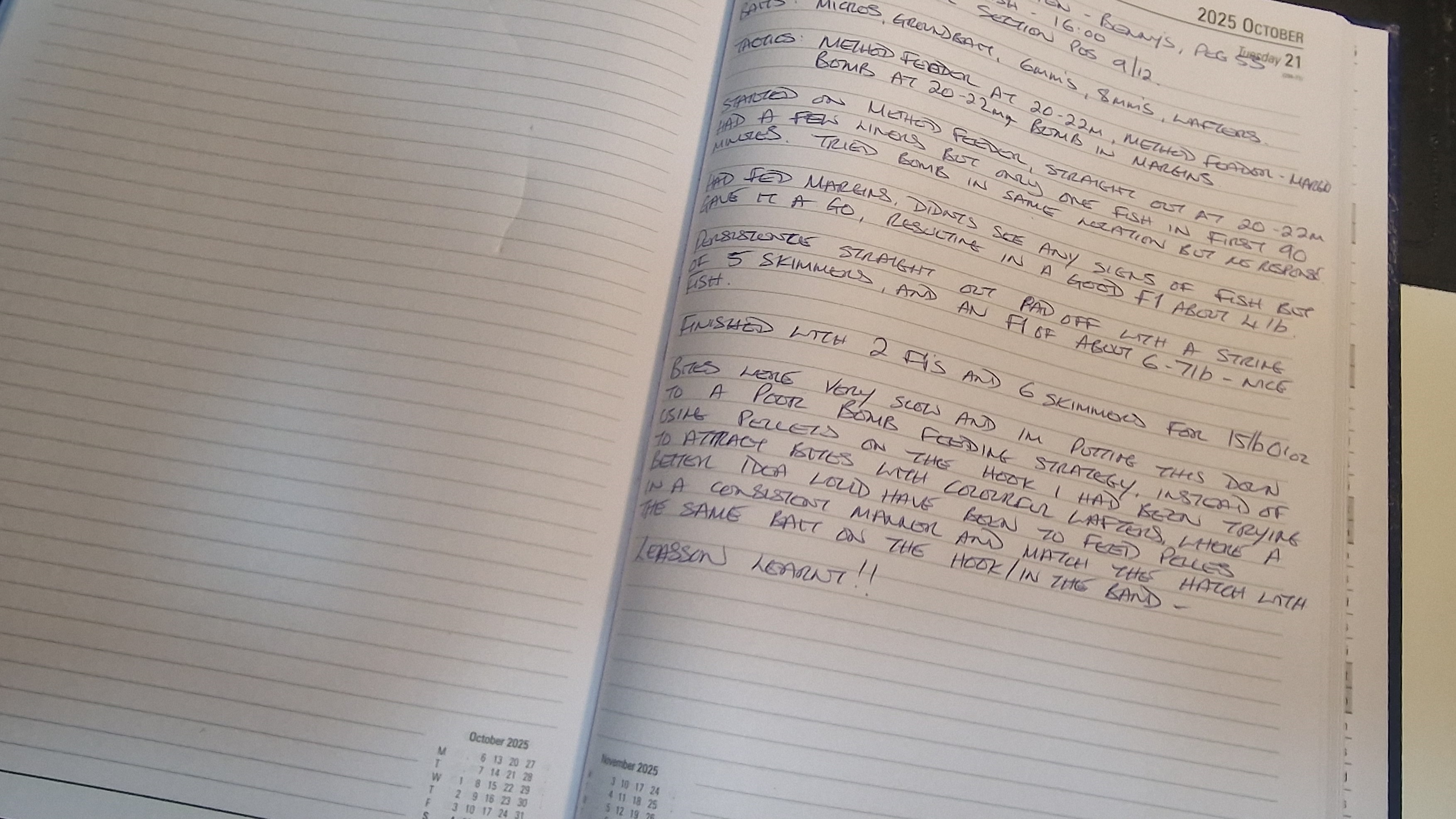 The Importance of Notes: Why Every Angler Needs a Diary